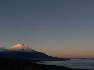 紅富士と雲海