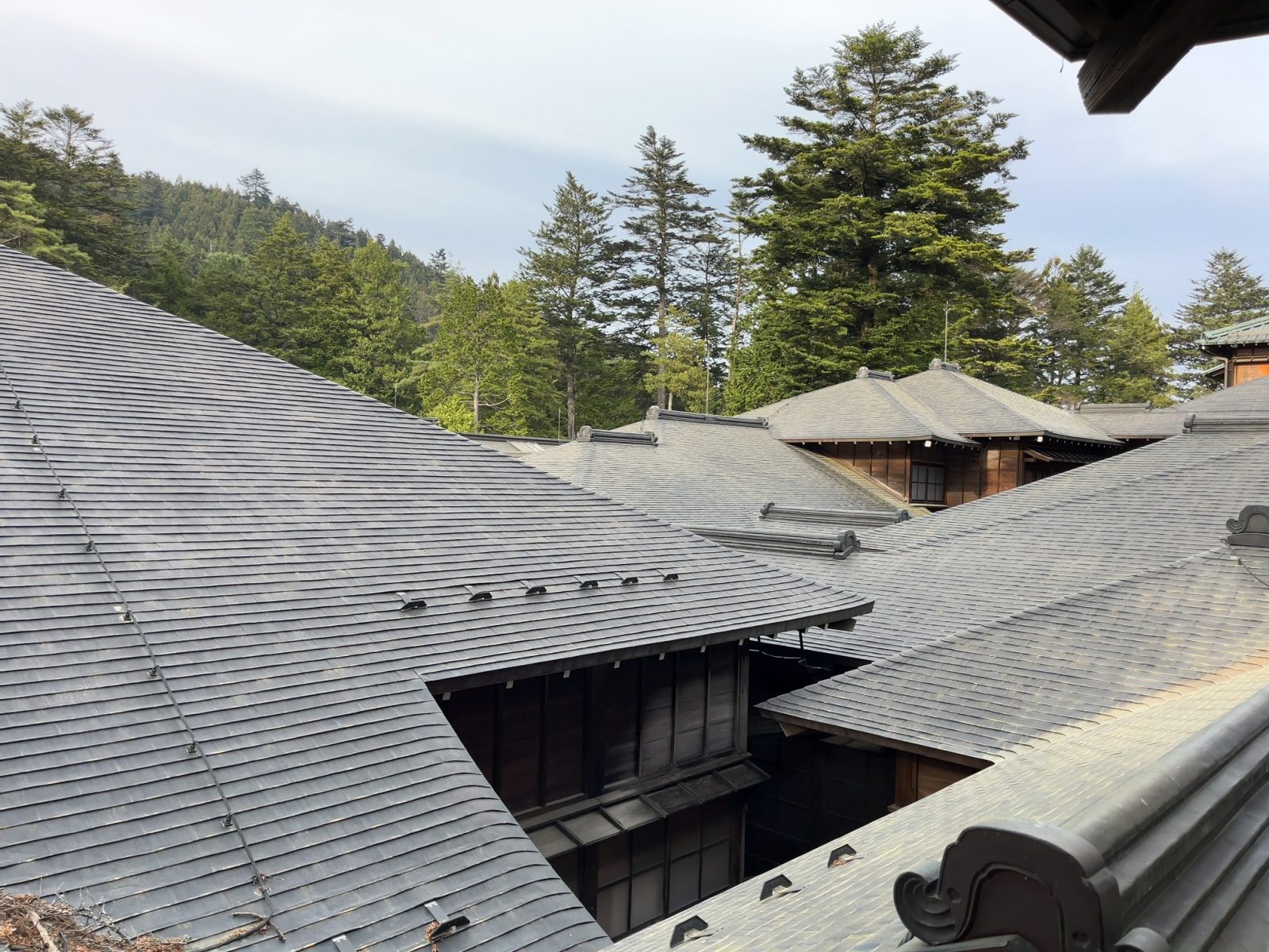 銅葺き屋根