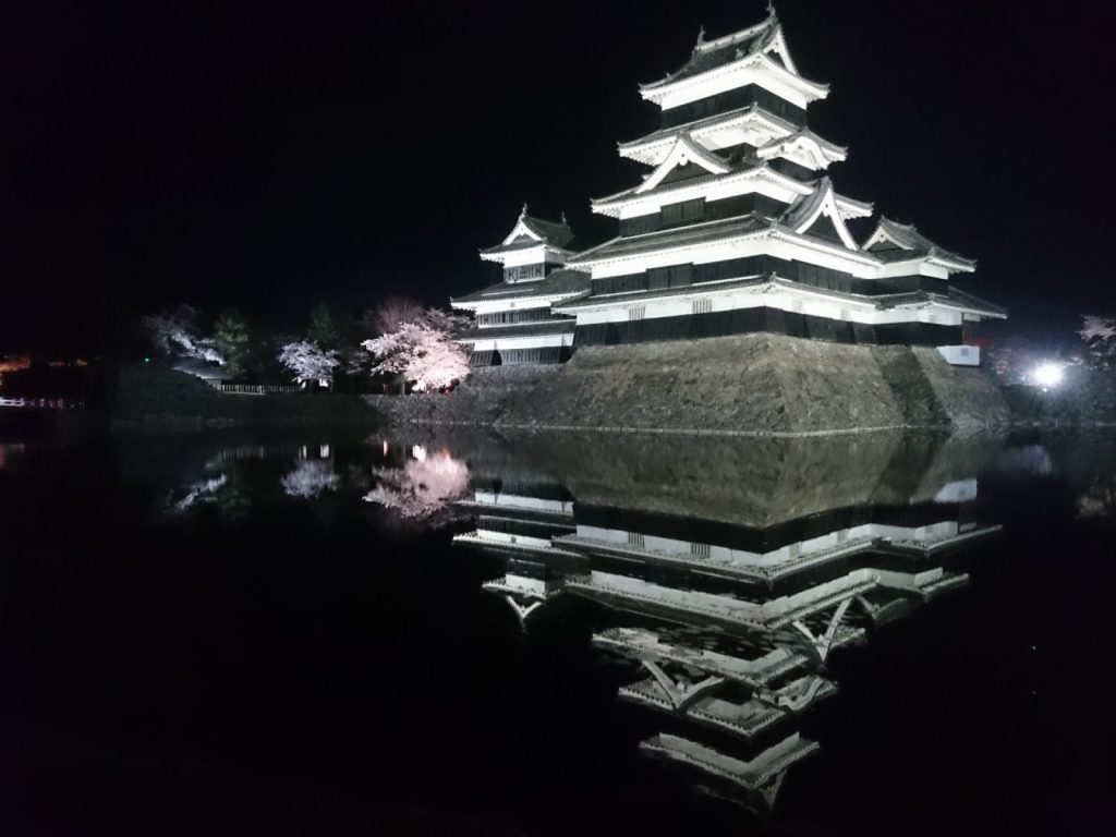 逆さ松本城　国宝　