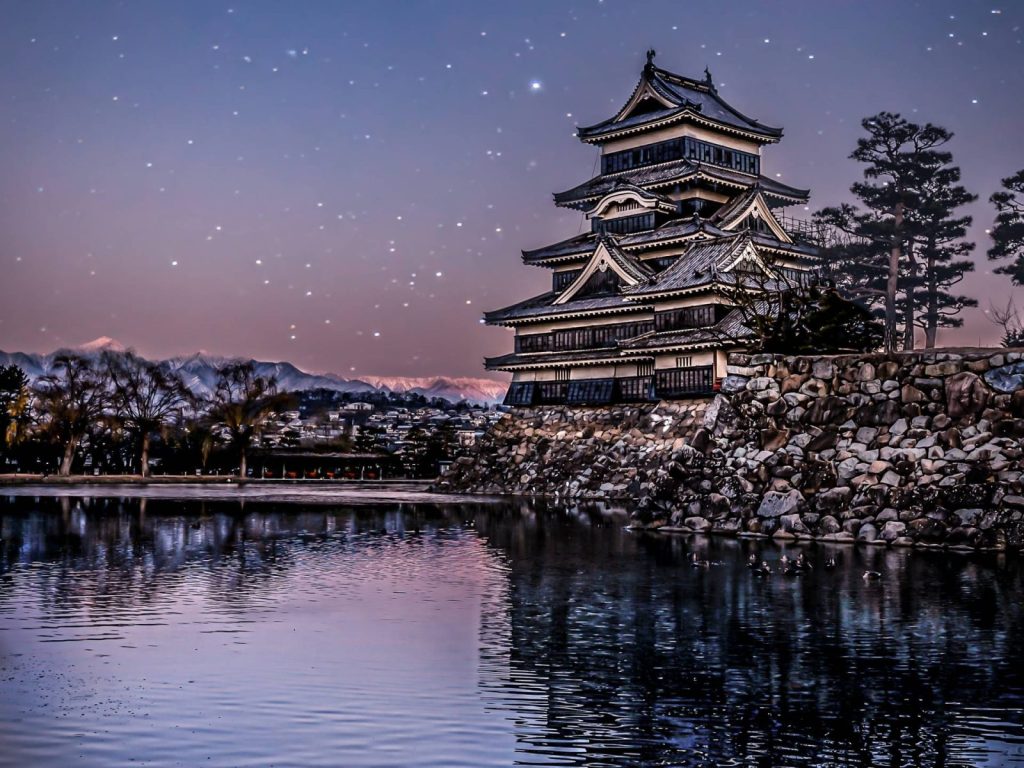 松本城　雪景色