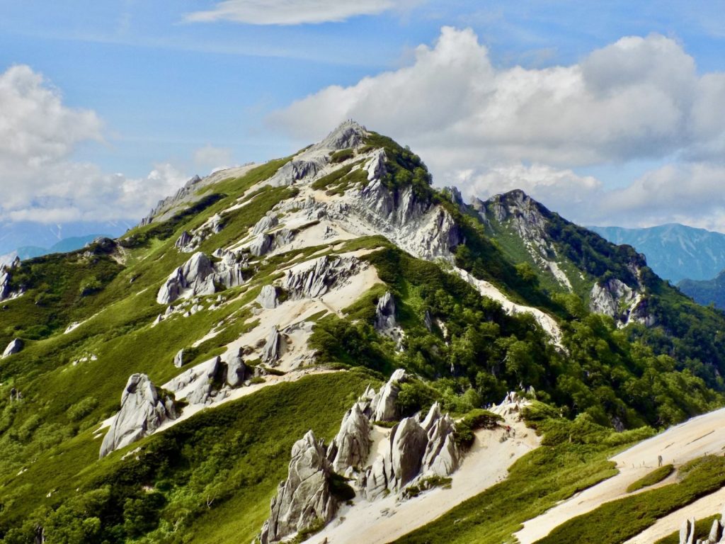 長野県　北アルプス　燕岳
