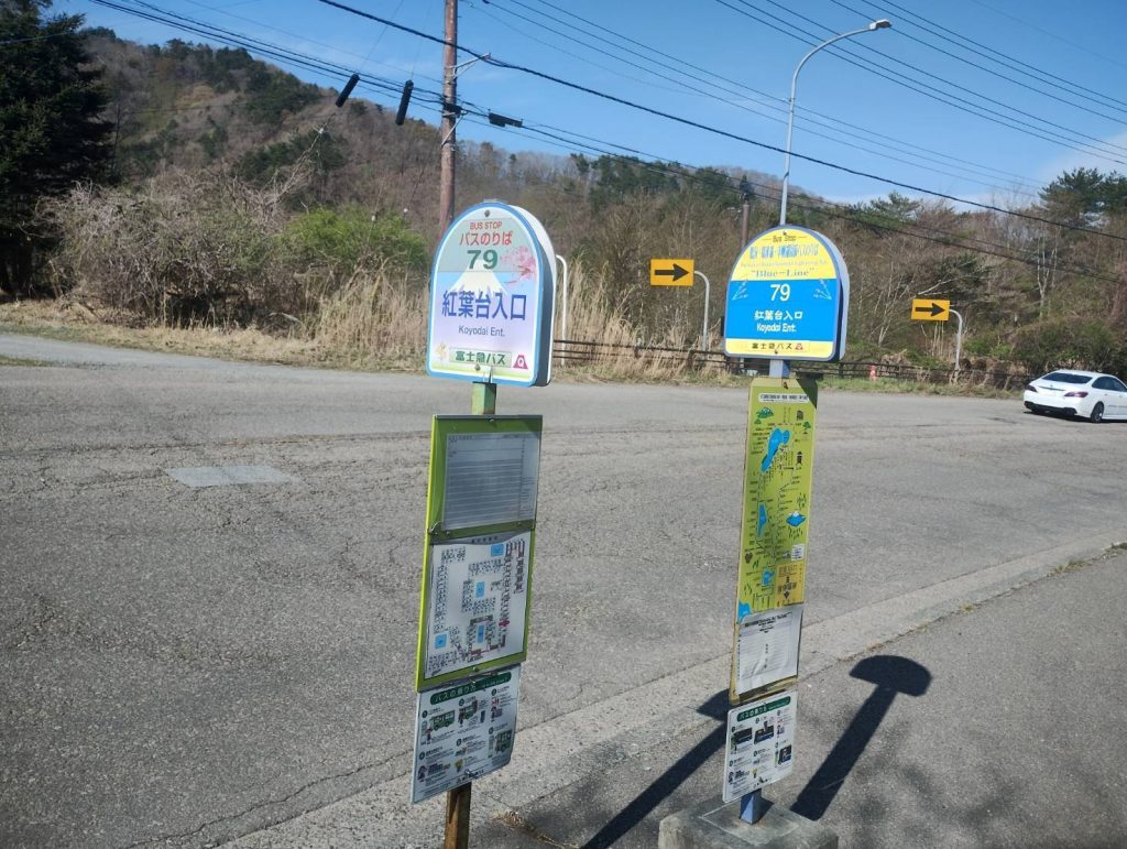 赤ラインや青ラインなどルートによって分けられています