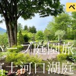 ハーブ庭園 旅日記 富士河口湖庭園