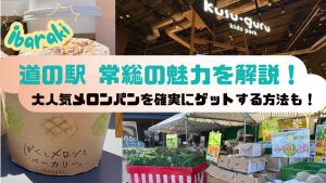 【茨城】道の駅 常総の魅力を紹介！大人気「ぼくとメロンとベーカリー」でメロンパンを確実にゲットする方法も解説