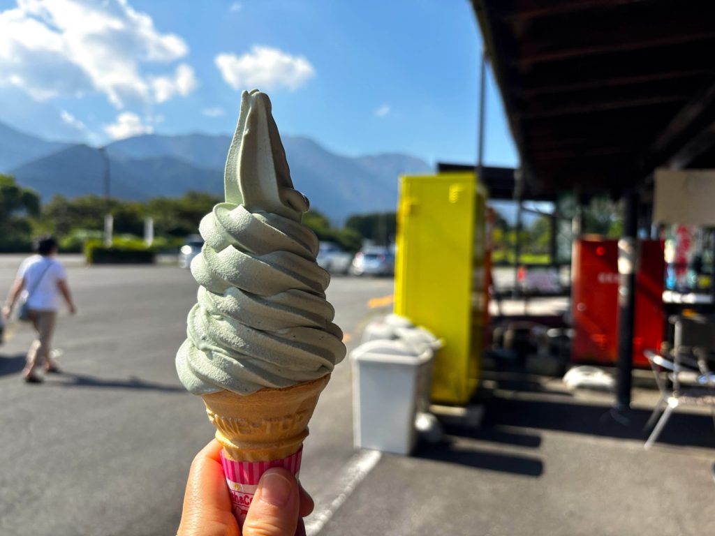 朝霧高原もちや,よもぎソフト