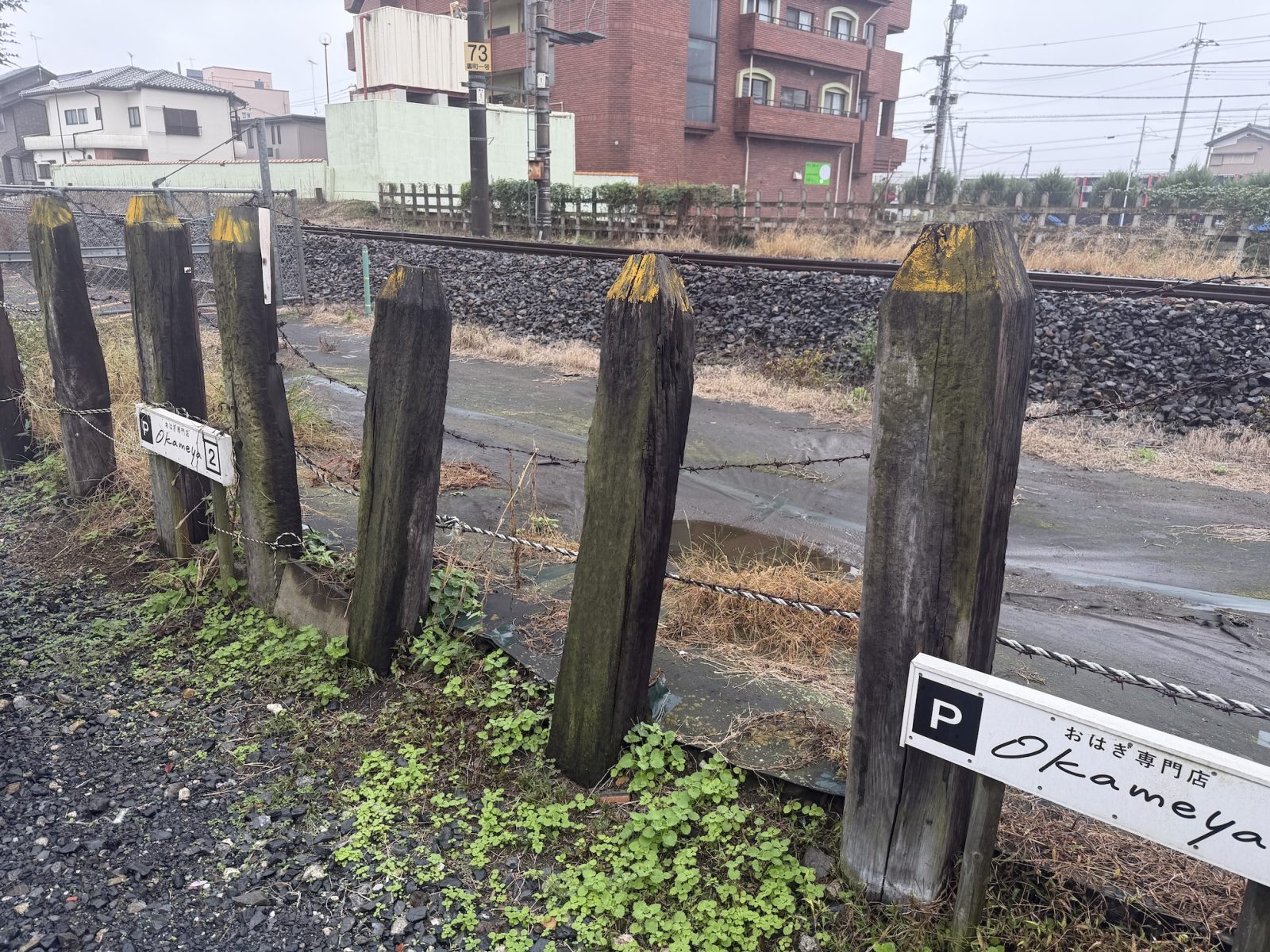 「Okameya」駐車場