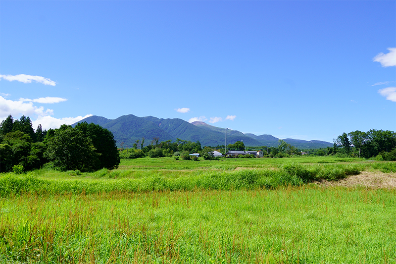 雄大な那須連山の景色