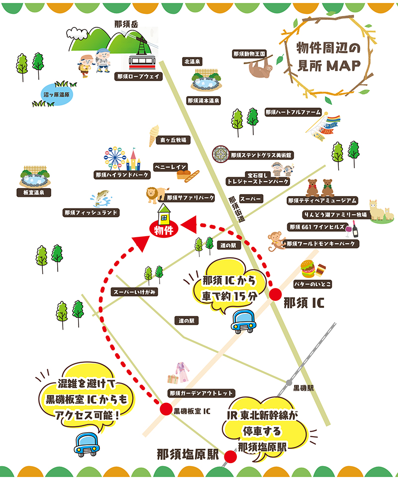 那須高原マップ