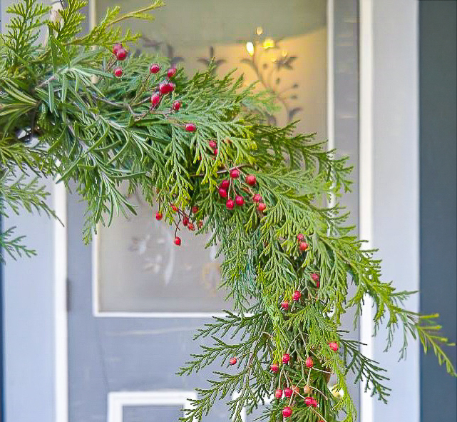 おしゃれ,かんたん,手づくり,エバーグリーン,てづくり、ハンドメイド、クリスマスリース、ナチュラルリースの作りかた、簡単、ゼロ円