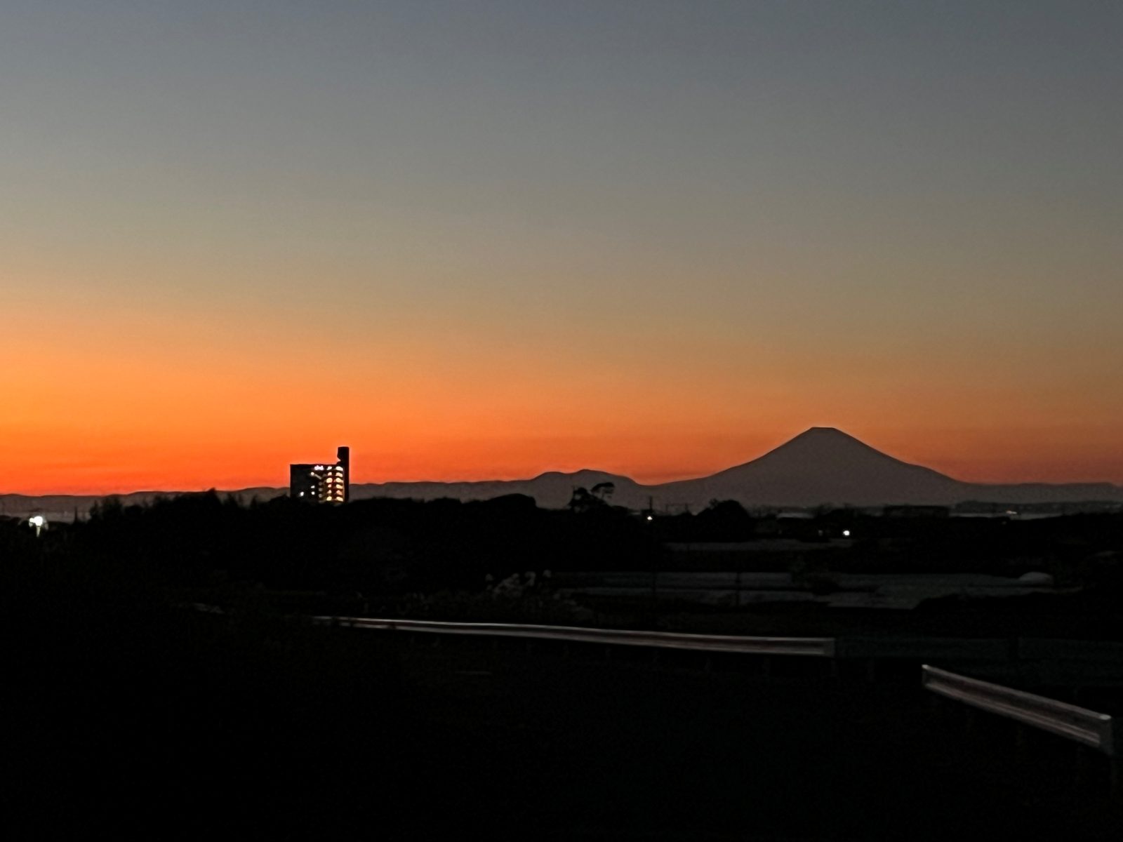 高台から見る岩井海岸