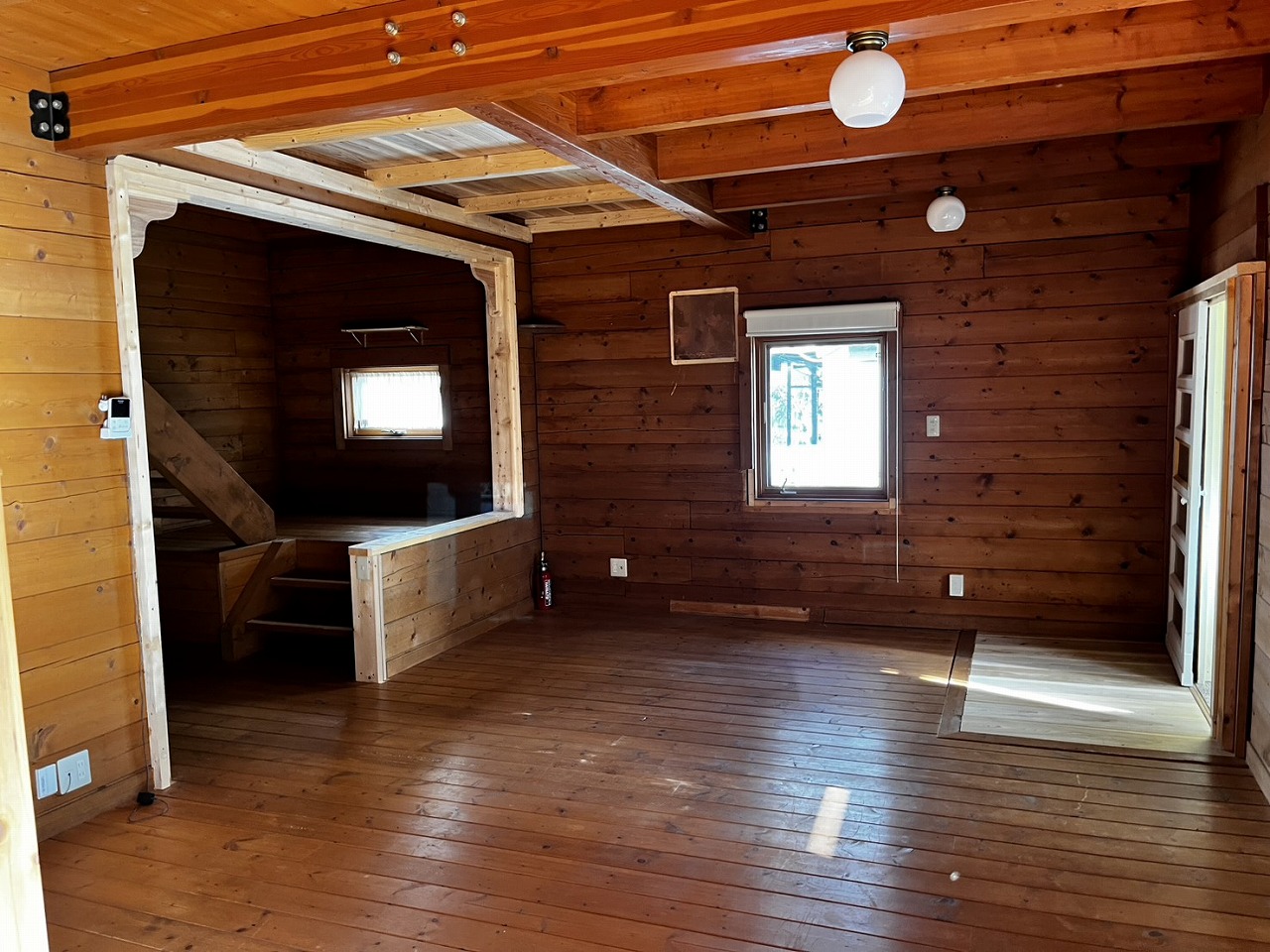 木の香りに癒される