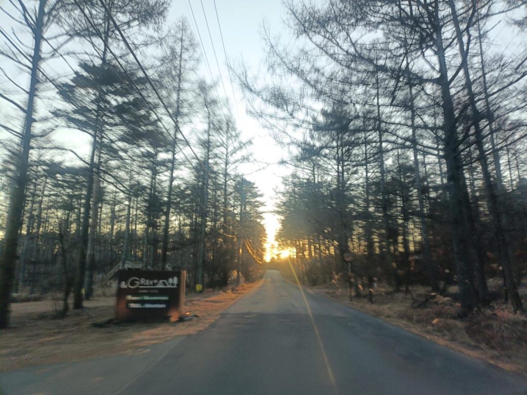 まばゆいばかりのオレンジの初日の出。