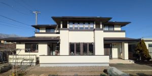 【長野県松本市波田】フランク・ロイド・ライト風のエコ住宅で叶える理想の田舎暮らし