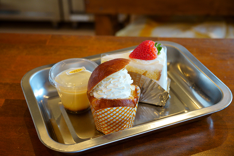 購入したケーキ