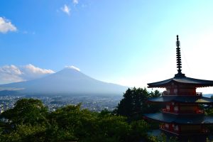 【富士五湖周辺】富士山の神社７社で神玉集め　新倉富士浅間神社（６社目）