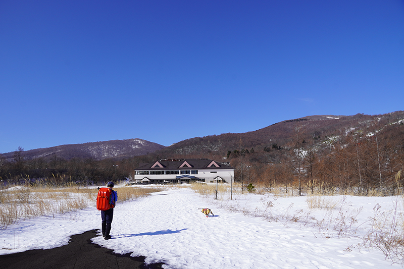「旧白河高原スキー場」からスタート