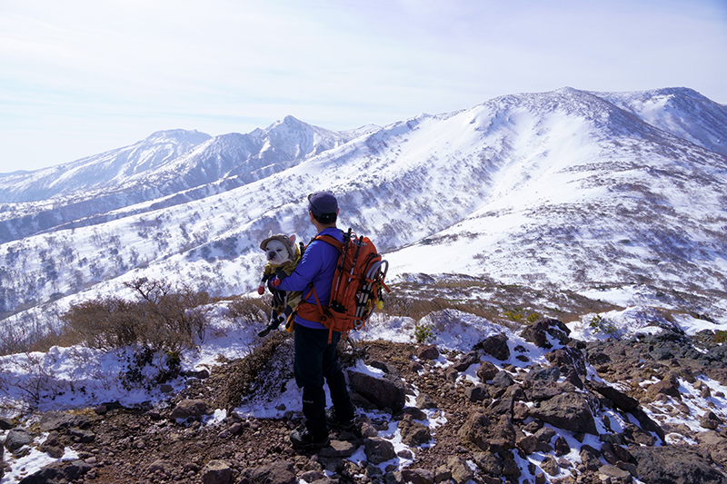 【那須高原】雪の赤面山へスノーハイク!那須連山の大パノラマが広がる山頂へ