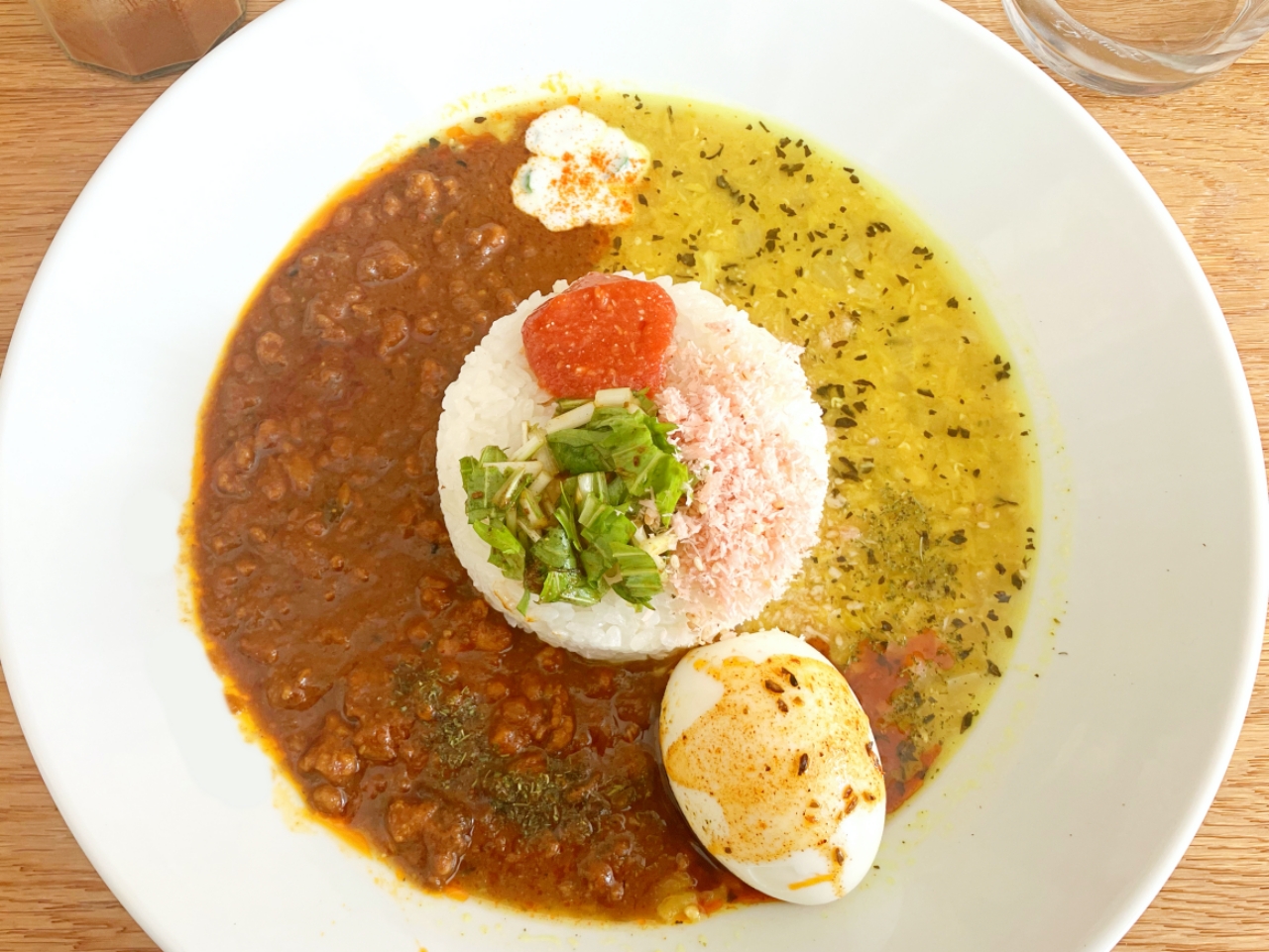 松本カリーラリー「発酵とスパイス」2種盛り