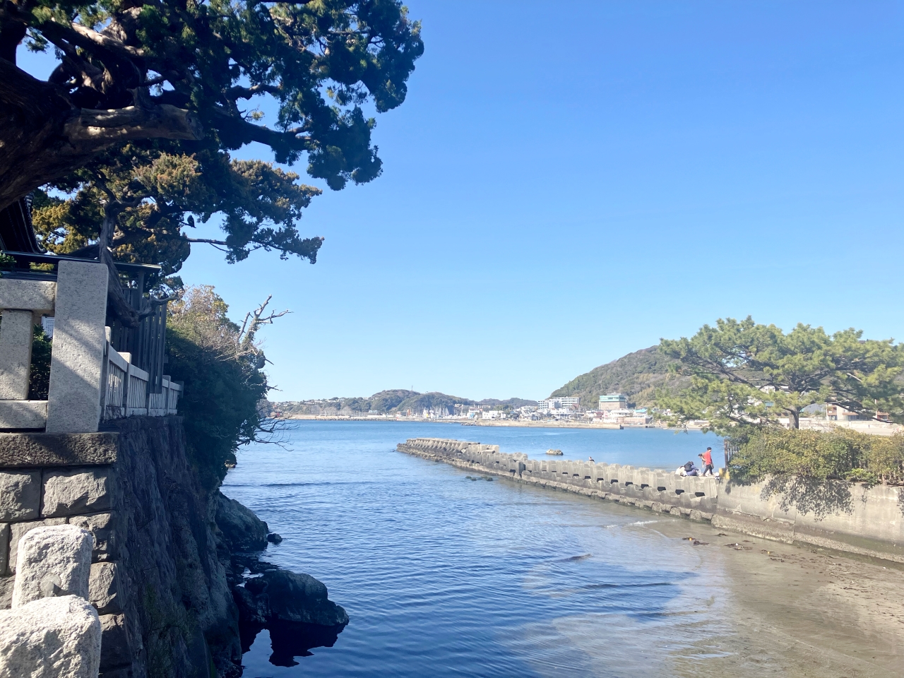 森戸神社からの相模湾