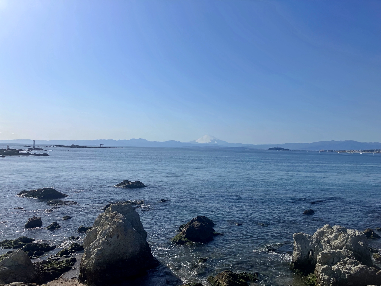 富士山と相模湾
